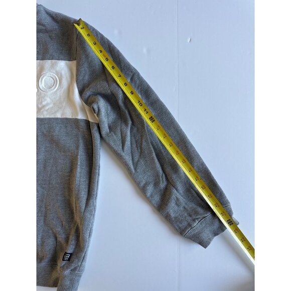 Buffalo David Bitton Gray Sweatshirt Crewneck Embroidered Logo Mens xl Cotton Bl - Picture 7 of 10